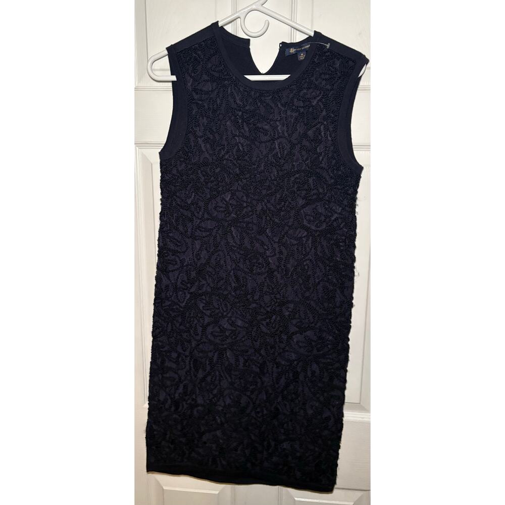 Brooks Brothers navy blue sweater dress size medium